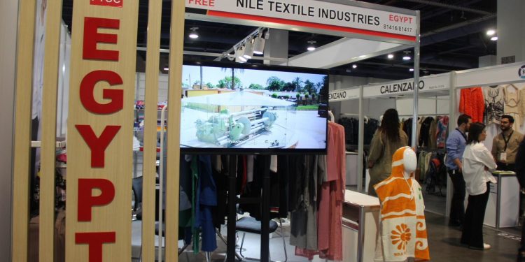 النيل للصناعات النسجية تشارك في أكبر معرض للملابس فى لاس فيجاس بأمريكا