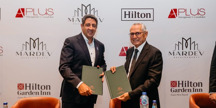 شركة «Mardev Development» تطلق فندق «Hilton Garden Inn» في مدينة زايد الجديدة بالشراكة مع «Hilton»