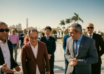 المهندس خالد عباس يستقبل وفد مجموعة شركات “تايتان كابيتال”