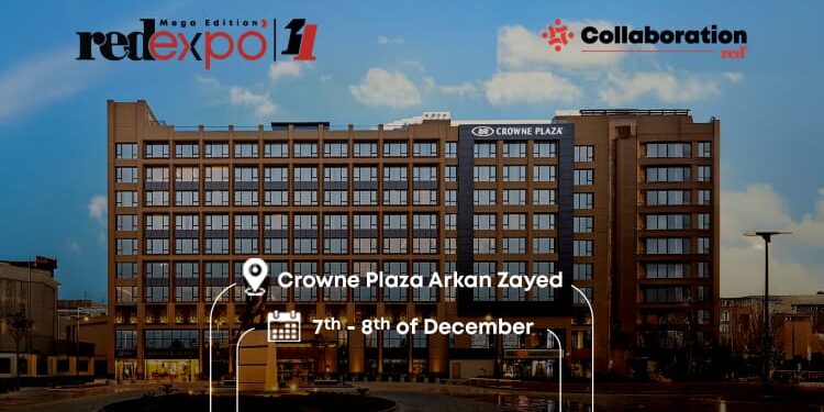 تحالف RED COLLABORATION يطلق النسخه ال 11 من معرض RED EXPO يومي 7 و 8 ديسمبرالقادم في غرب القاهره بفندق كراون بلازا