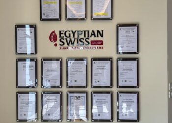 المصرية السويسرية للمكرونة والطحن والمركزات” تحصل على 5 شهادات جودة عالمية جديدة