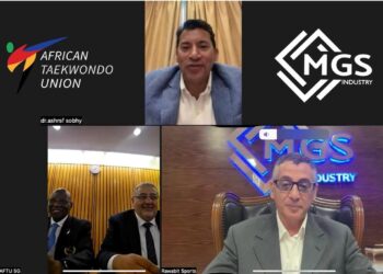 بحضور الدكتور أشرف صبحي… مجموعة MGS للصناعة توقع عقد رعاية للاتحاد الإفريقي للتايكوندو