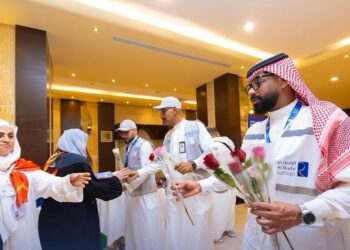 استقبال حافل من الراجحي للطوافة لطلائع حجاج المستوى الاقتصادي المصريين