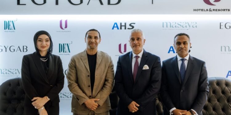 شراكة استراتيجية بين «EGY GAB » ومجموعة فنادق «U-Hotels  لإدارة وتشغيل مشروع Masaya  بسيدى عبدالرحمن