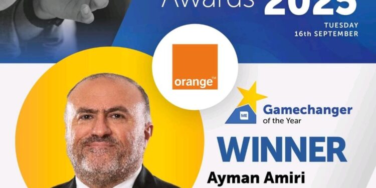 اورنچ مصر تحصد تكريماً عالمياً: الدكتور أيمن أميري يفوز بجائزة “CTO العام” من Mobile Europe Awards